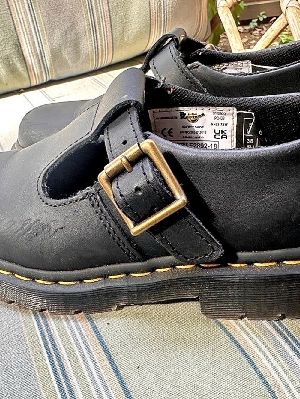 Dr. Martens 8065 Mary Jane Mary Jane Shoes Black UK 8
